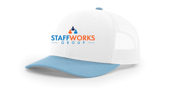 Staffworks Richardson Trucker Hat-Printed Logo