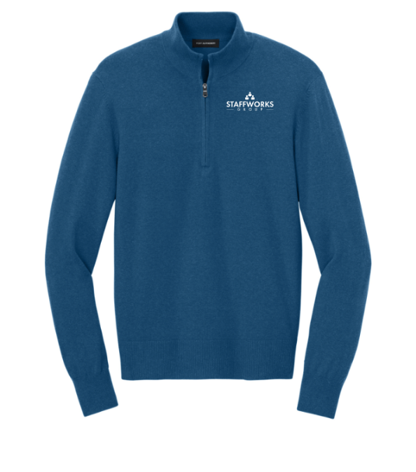 Staffworks Easy Care 1/4 Zip Sweater