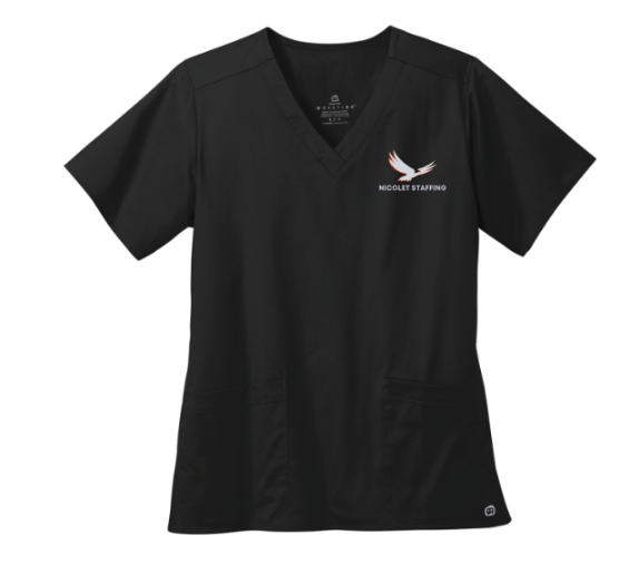 Nicolet Staffing Wink® Women’s WorkFlex V-Neck Top
