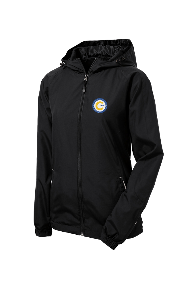 Sport-Tek® Ladies Colorblock Hooded Raglan Jacket - CTA