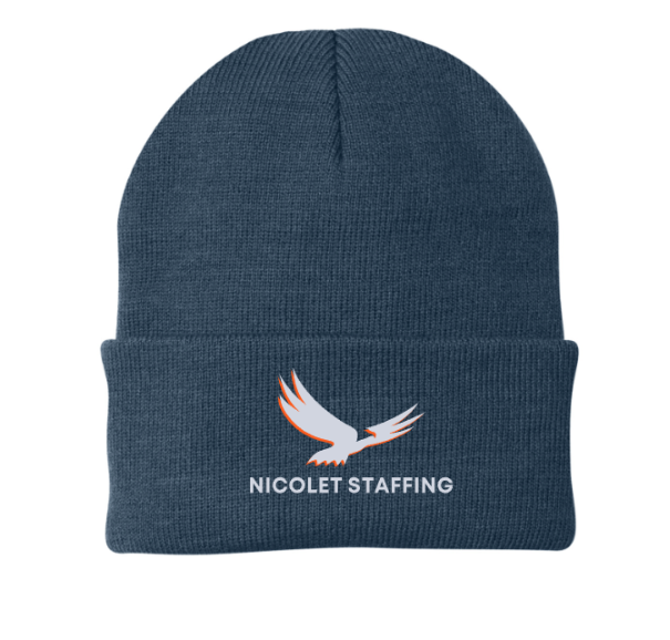 Nicolet Staffing Classic Knit Beanie