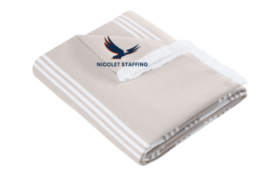 Nicolet Staffing Beach Throw