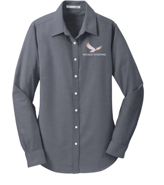 Nicolet Staffing Women's SuperPro™ Oxford Shirt