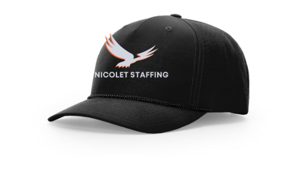 Nicolet Staffing Richardson Laser Perf Performance Rope Cap-Printed Logo