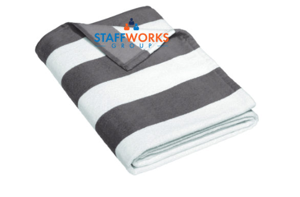 Staffworks Cabana Stripe Beach Towel