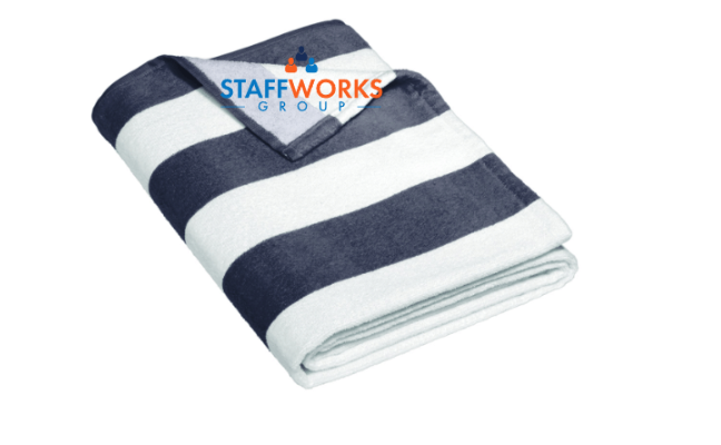 Staffworks Cabana Stripe Beach Towel