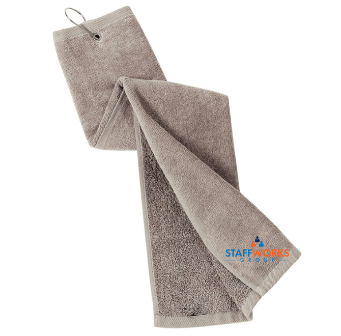 Staffworks Grommeted Tri-Fold Golf Towel