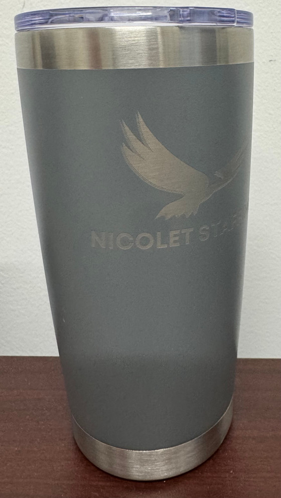 Nicolet Staffing Engraved Travel Mug