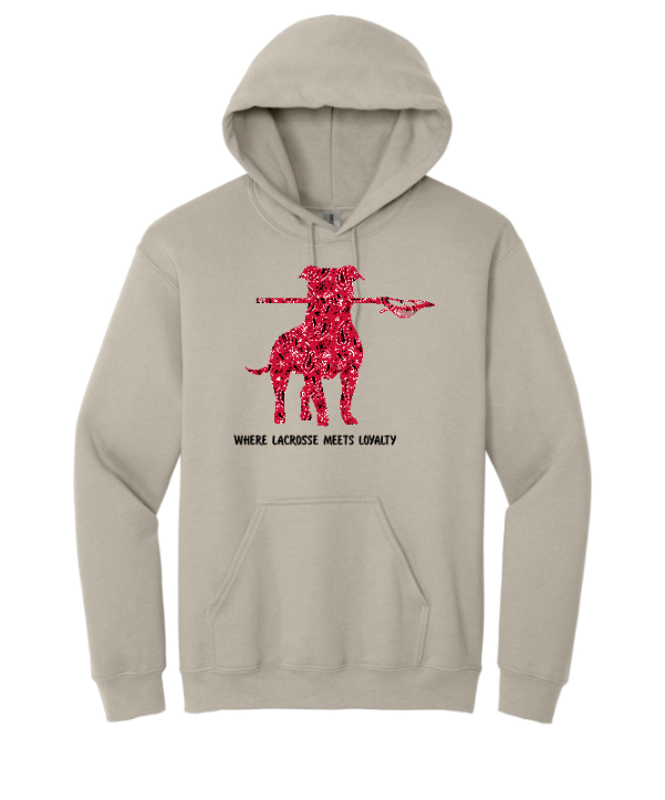 817 Pittie Red Bandana Where Lacrosse Meets Loyalty