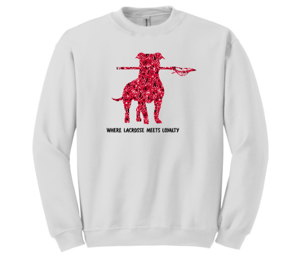 817 Pittie Red Bandana Where Lacrosse Meets Loyalty
