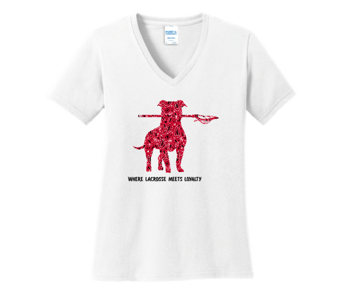 817 Pittie Red Bandana Where Lacrosse Meets Loyalty