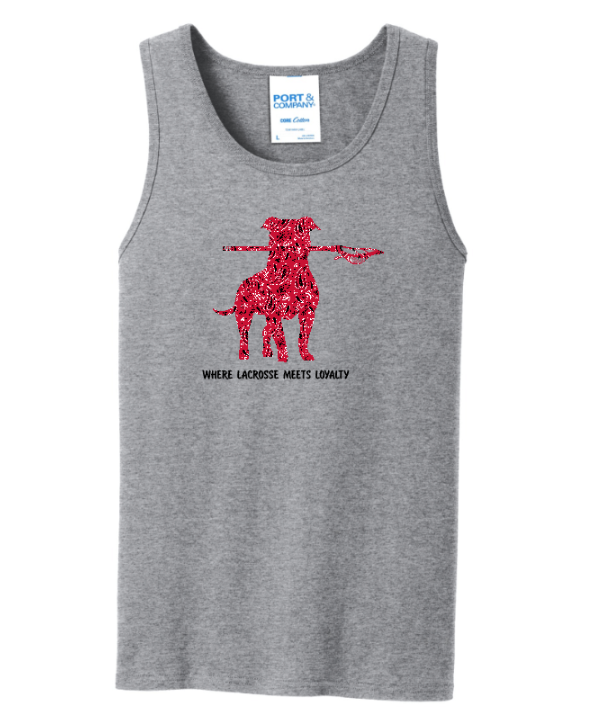 817 Pittie Red Bandana Where Lacrosse Meets Loyalty
