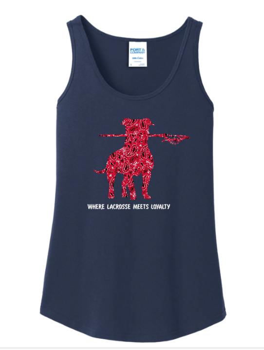 817 Pittie Red Bandana Where Lacrosse Meets Loyalty