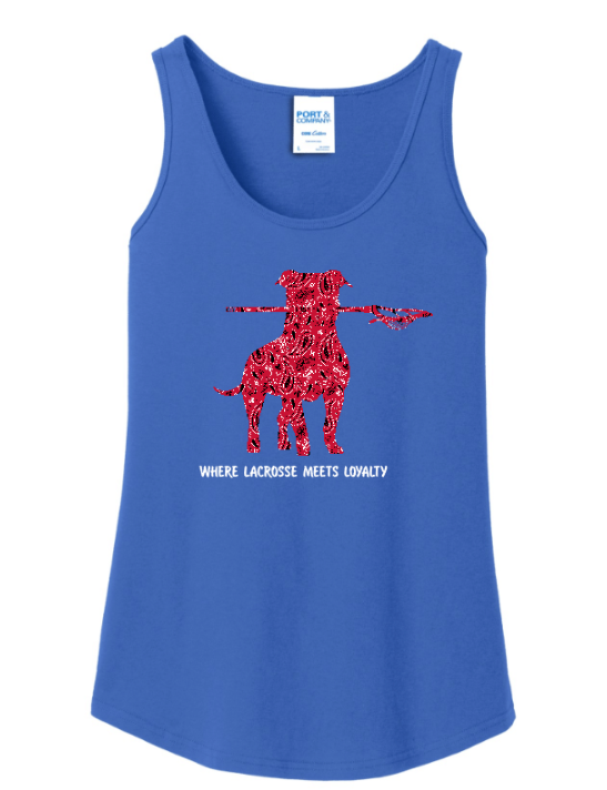 817 Pittie Red Bandana Where Lacrosse Meets Loyalty