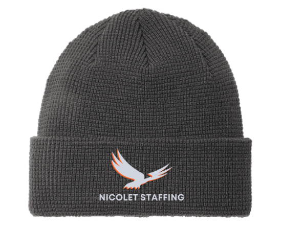 Nicolet Staffing Thermal Knit Cuff Beanie