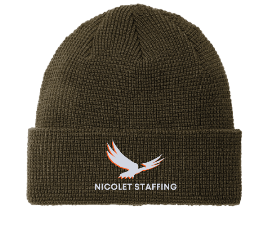 Nicolet Staffing Thermal Knit Cuff Beanie