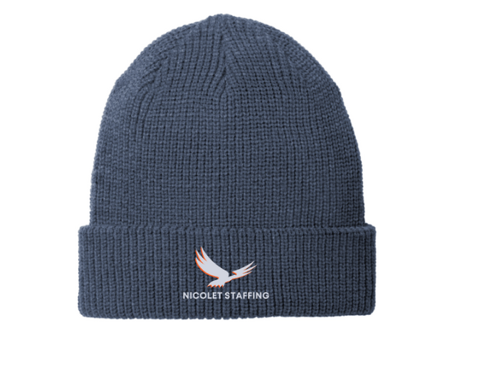 Nicolet Staffing Chunky Knit Beanie