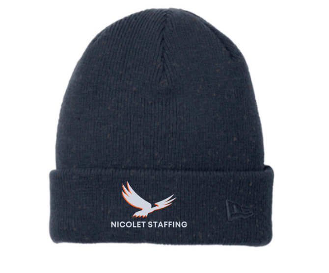 Nicolet Staffing New Era Speckled Beanie