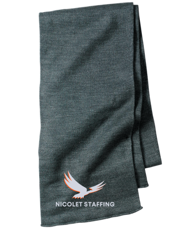 Nicolet Staffing Knitted Scarf