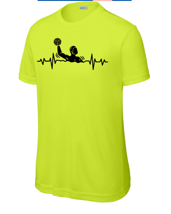 Water Polo Heart Beat-Performance Tee