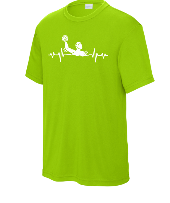 Water Polo Heart Beat-Performance Tee