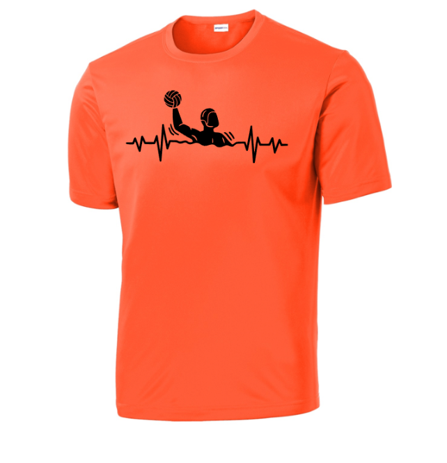 Water Polo Heart Beat-Performance Tee