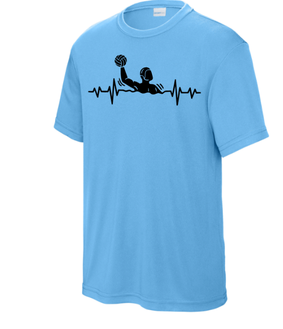 Water Polo Heart Beat-Performance Tee