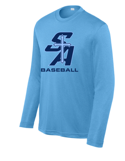St. A's Baseball Performance Short Sleeve or Long Sleeve