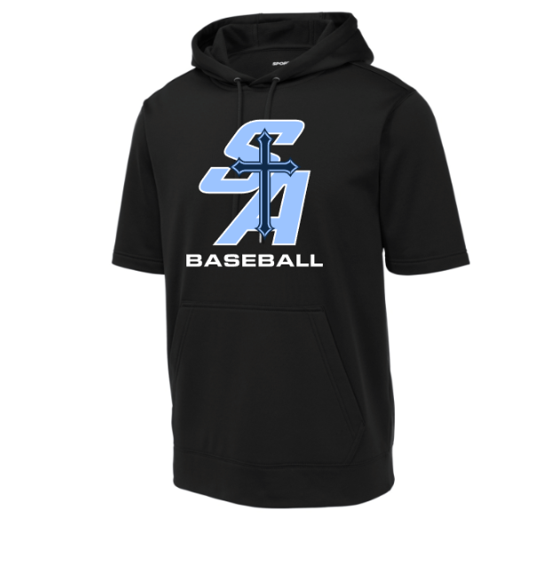 St. A's Performance Fleece Short Sleeve Hoodie