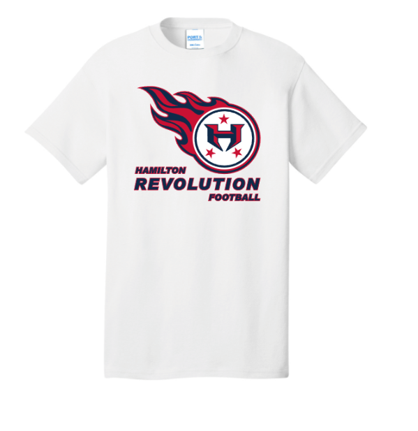 Hamilton Revolution Football Cotton Short Sleeve or Long Sleeve