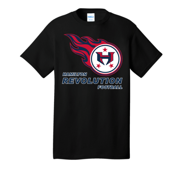 Hamilton Revolution Football Cotton Short Sleeve or Long Sleeve