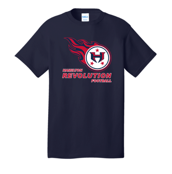 Hamilton Revolution Football Cotton Short Sleeve or Long Sleeve