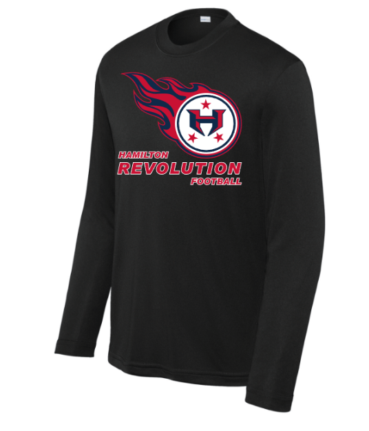 Hamilton Revolution Football Performance Short Sleeve or Long Sleeve