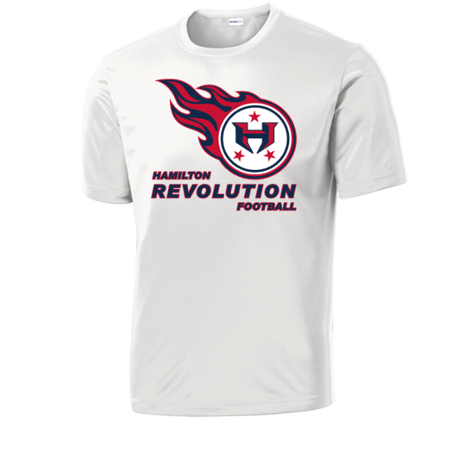 Hamilton Revolution Football Performance Short Sleeve or Long Sleeve