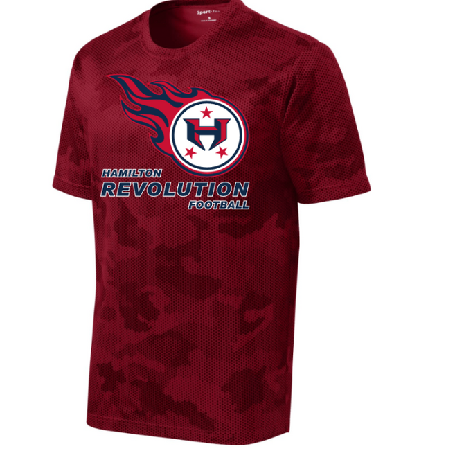 Hamilton Revolution Football Camohex Performance Tee