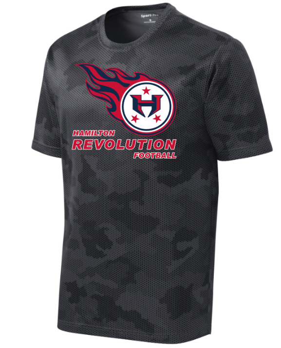 Hamilton Revolution Football Camohex Performance Tee