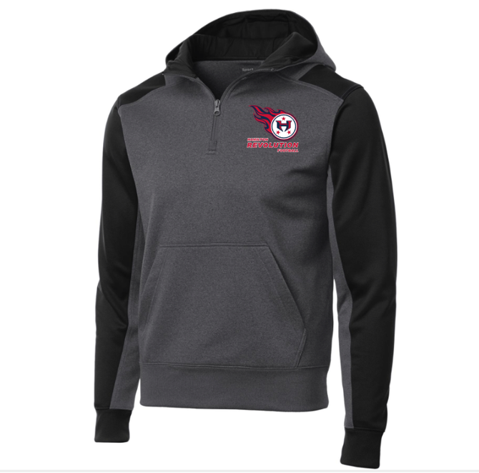 Hamilton Revolution Football Performance 1/4 Zip Hoodie