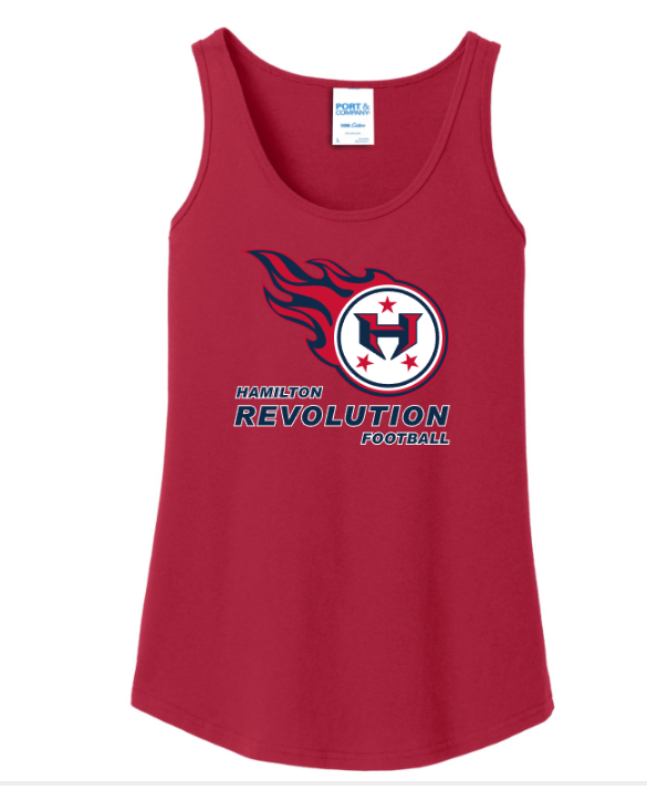 Hamilton Revolution Football Ladies Tank Top