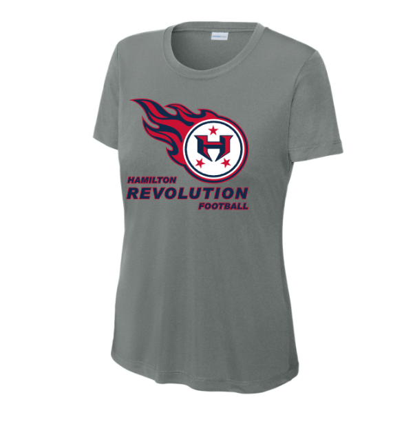 Hamilton Revolution Football Ladies Performance Short Sleeve