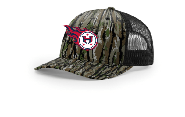 Hamilton Revolution Football Richardson Printed Five-Panel Trucker-Printed Logo