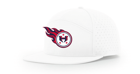Hamilton Revolution Football Richardson Cannon 7-Panel Flatbill-Printed Logo