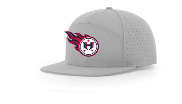 Hamilton Revolution Football Richardson Cannon 7-Panel Flatbill-Printed Logo