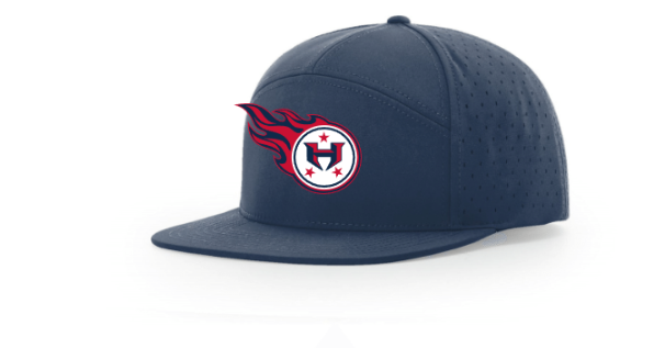 Hamilton Revolution Football Richardson Cannon 7-Panel Flatbill-Printed Logo