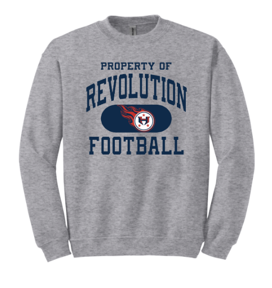 Hamilton Revolution Football Property Hoodie or Crewneck