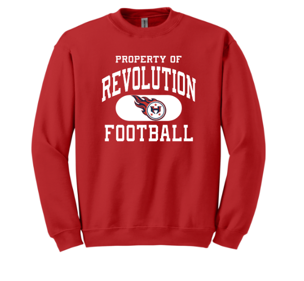 Hamilton Revolution Football Property Hoodie or Crewneck