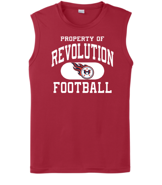 Hamilton Revolution Football Property Sleeveless Performance Shirt