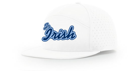 Jr. Irish Football Richardson Cannon 7-Panel Flatbill-Printed Logo