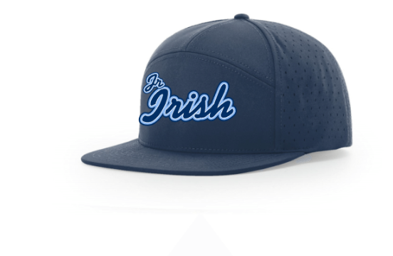 Jr. Irish Football Richardson Cannon 7-Panel Flatbill-Printed Logo