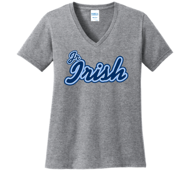 Jr. Lions Ladies V-Neck Cotton Tee