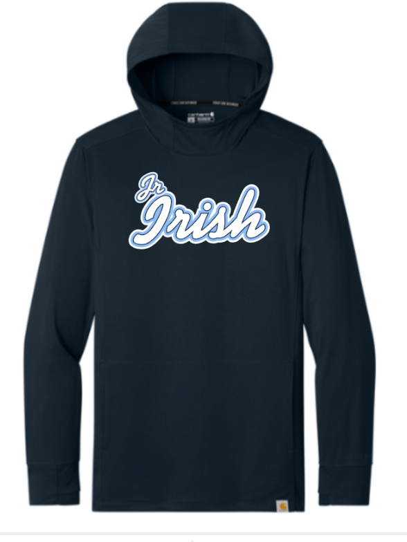 Jr. Irish Football Carhartt Force® Sun Defender™ Long Sleeve Hooded T-Shirt